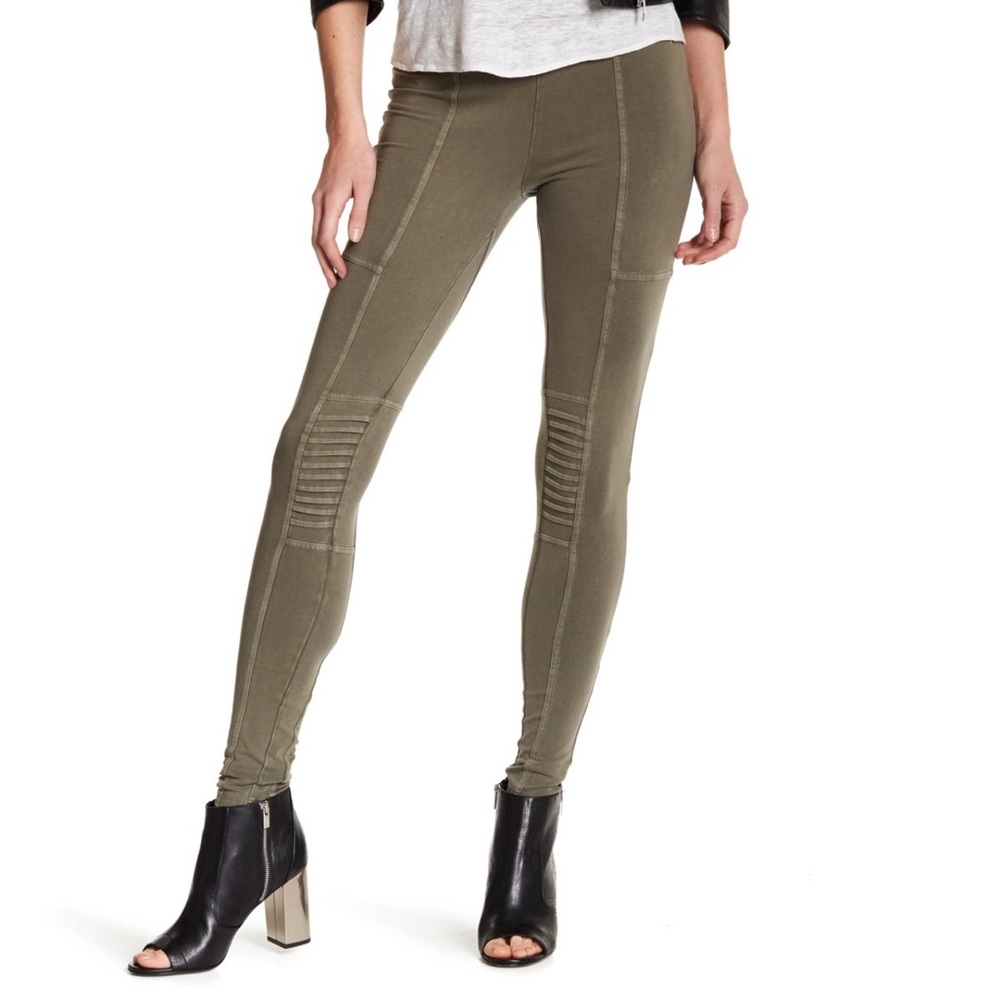 ABound Army Olive Green Cargo Knee Tuck Legging